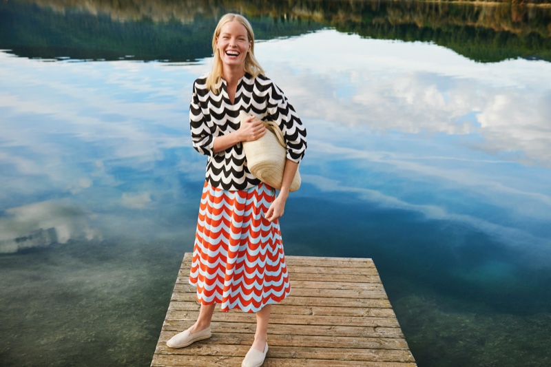 Caroline Winberg stars in Uniqlo x Marimekko spring-summer 2020 campaign