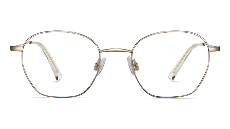 Warby Parker Robbie Glasses in Polished Gold $145