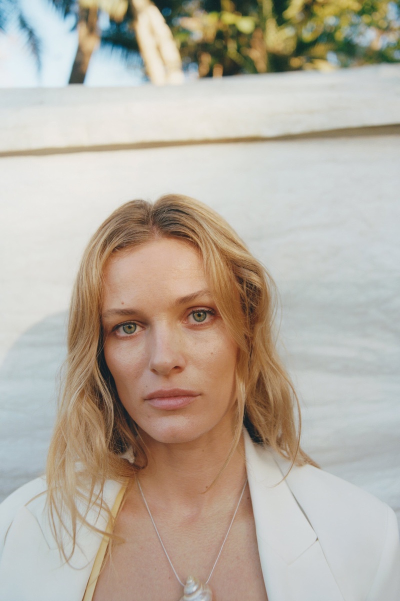 Edita Vilkeviciute appears in Zara Swim spring-summer 2020 collection