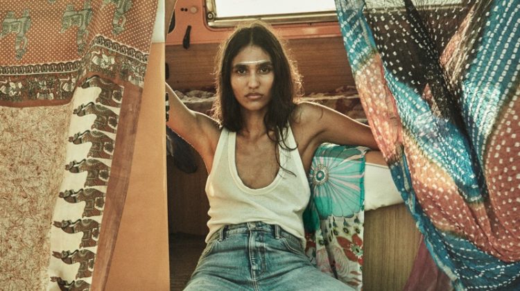 Hannah, Nikki & Priya Chill in AllSaints Instant Summer 2020 Campaign