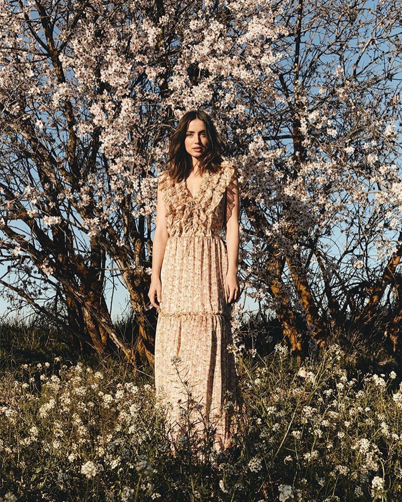 El Corte Ingles taps Ana de Armas for its spring-summer 2020 campaign.