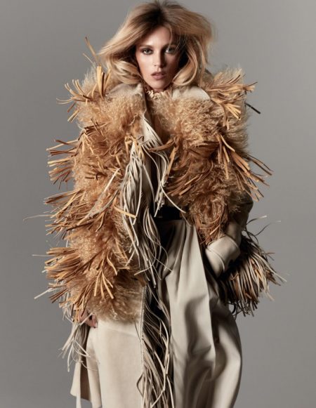 Anja Rubik Models Contrasting Styles for Vogue Paris Anja Rubik Models Contrasting Styles for Vogue Paris
