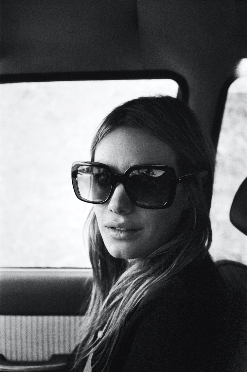 Camille Rowe stars in Rag & Bone Eyewear spring-summer 2020 campaign.