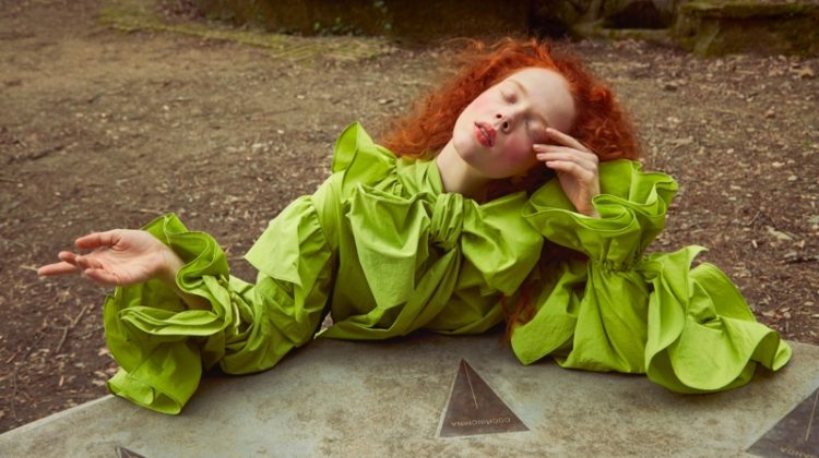 Dasha Vikhreva Models Enchanting Styles for Harper’s Bazaar Mexico