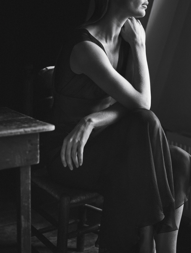Doutzen Kroes Models Pre-Fall Outfits for WSJ. Magazine