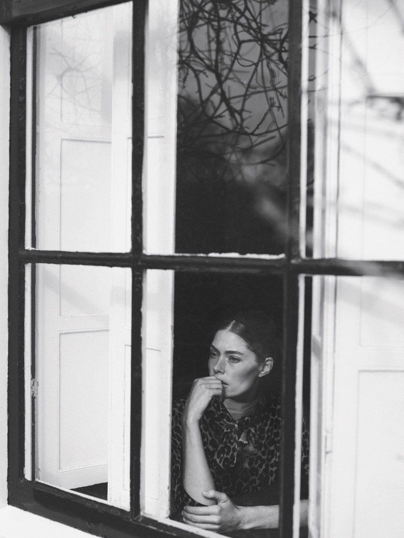 Doutzen Kroes Models Pre-Fall Outfits for WSJ. Magazine