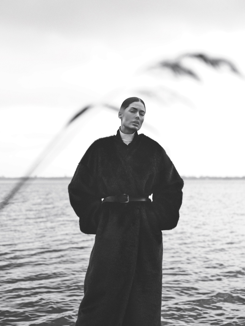 Doutzen Kroes Models Pre-Fall Outfits for WSJ. Magazine