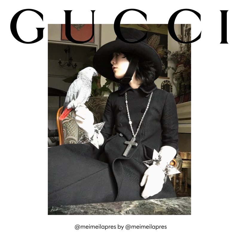 Mae Lapres stars in Gucci The Ritual fall 2020 campaign.