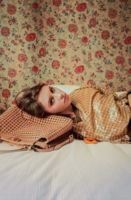 Iris Law Poses With Fendi Peekaboo Bag Fendi focuses on Peekaboo bag styles for spring-summer 2020.