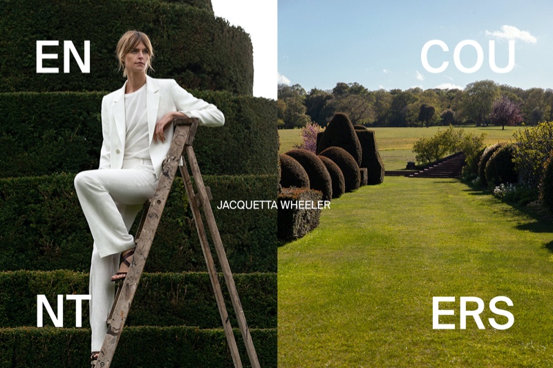 Jacquetta Wheeler captures self-portrait for Massimo Dutti Paper.