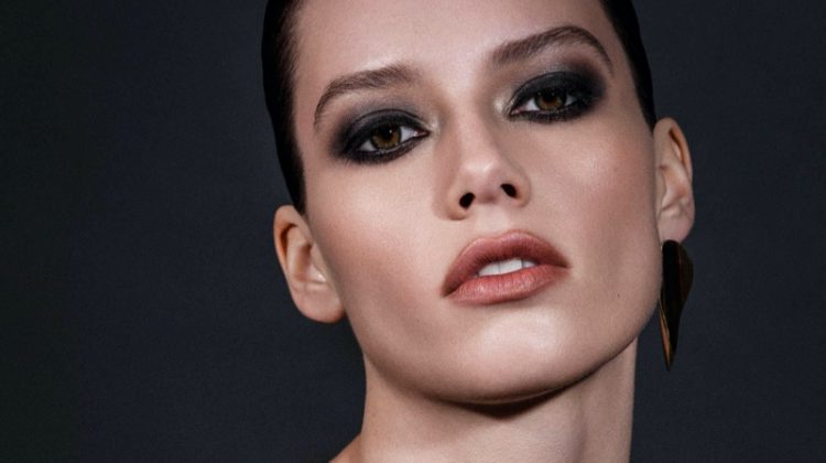 Jasmine Dwyer Shows Off Smokey Eyes for Harper’s Bazaar Serbia