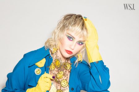 Miley Cyrus Takes Bold Self-Portraits for WSJ. Magazine Miley Cyrus shows off a colorful makeup look.