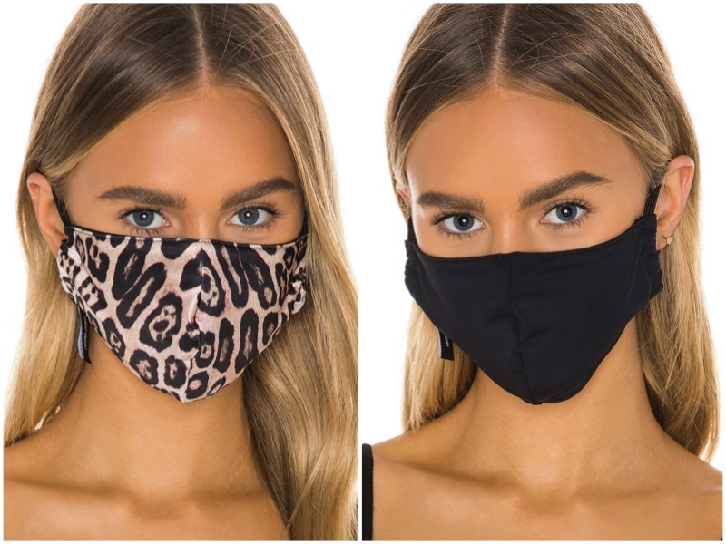 Onzie 2 Pack Protective Face Masks in Leopard/Black $24