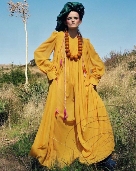 Primrose Archer Wears Eclectic Looks for Vogue China Primrose Archer Wears Eclectic Looks for Vogue China