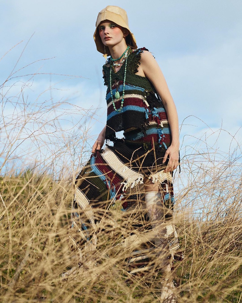 Primrose Archer Vogue China Outdoor Eclectic Fashion Editorial