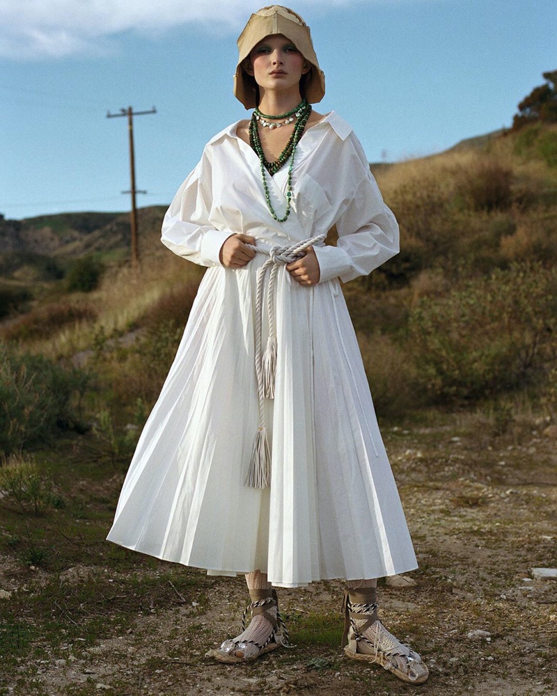 Primrose Archer Vogue China Outdoor Eclectic Fashion Editorial