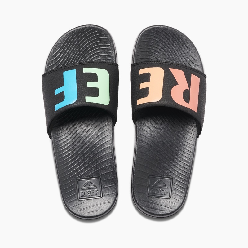 Reef One Slide in Rainbow $30