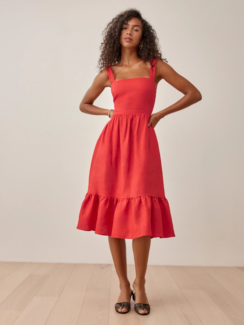 Reformation Manet Dress in Hot Day $158.40 (previously $198)