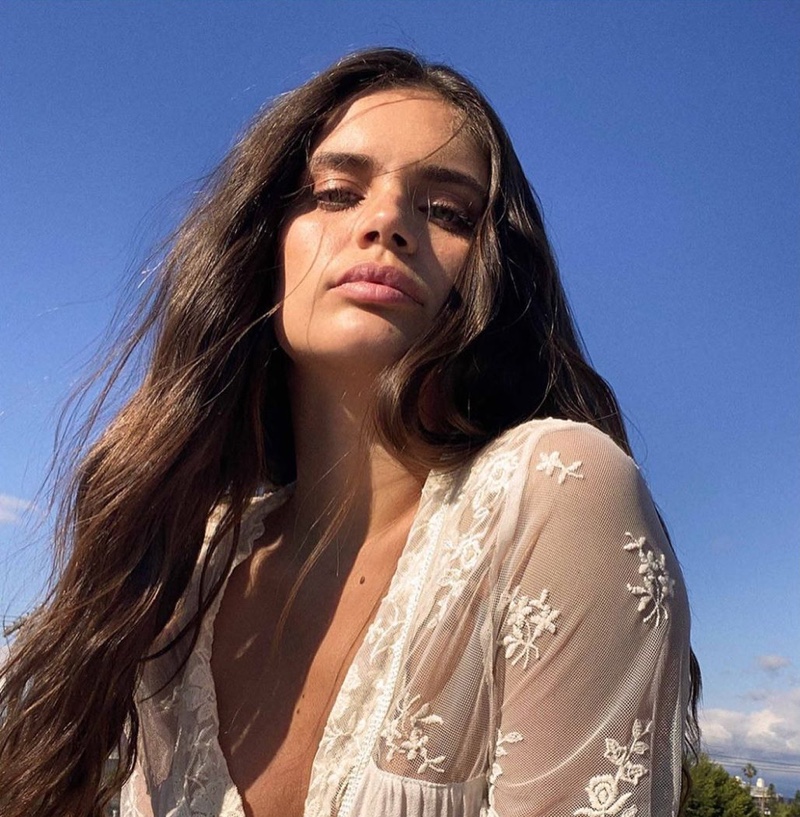 Sara Sampaio Poses Over FaceTime for Harper's Bazaar Turkey Sara Sampaio Poses Over FaceTime for Harper's Bazaar Turkey