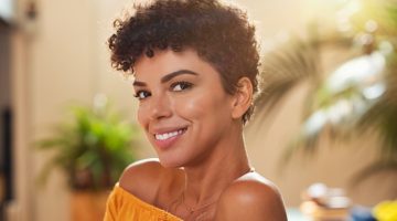 Short Curly Pixie Natural