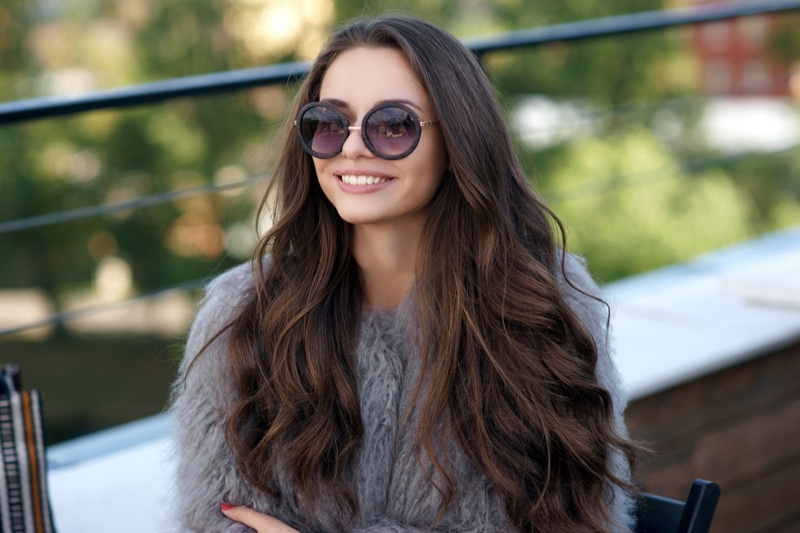 Stylish Model Long Hair