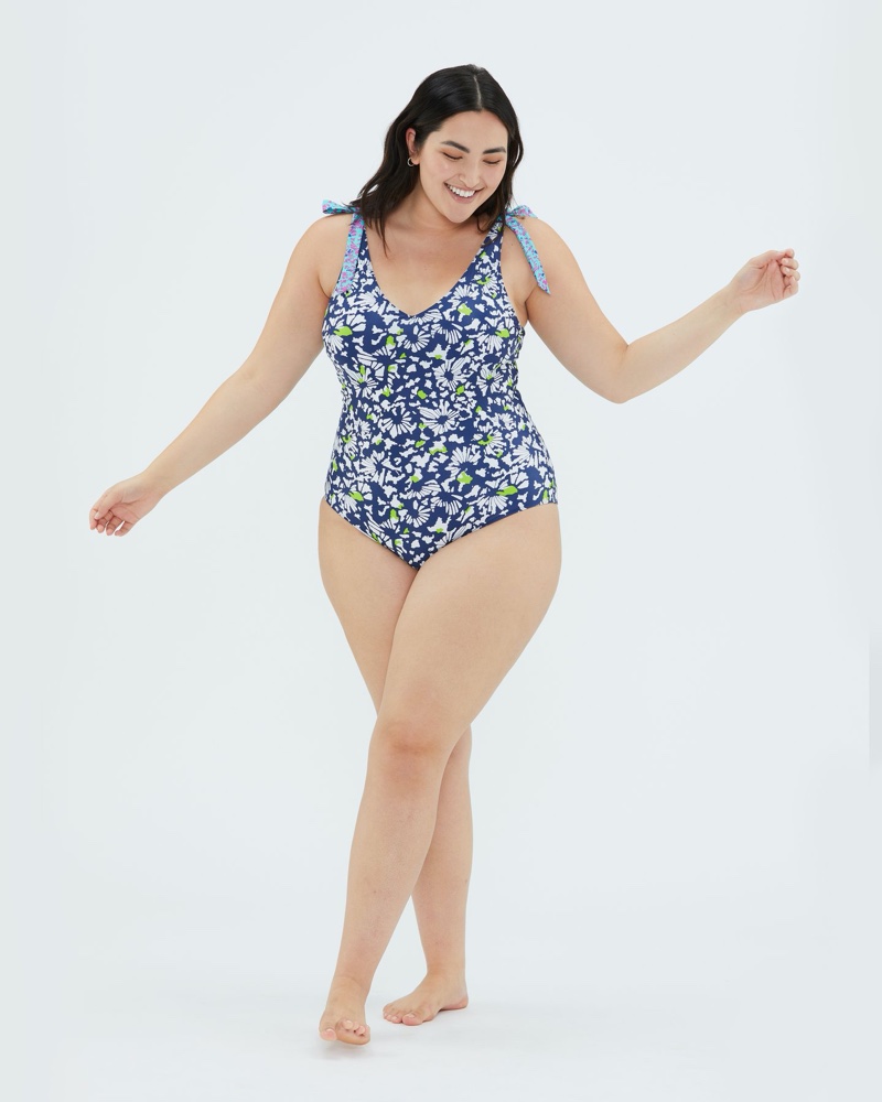 Summersalt x Tanya Taylor The Tie Backflip Swimsuit $125