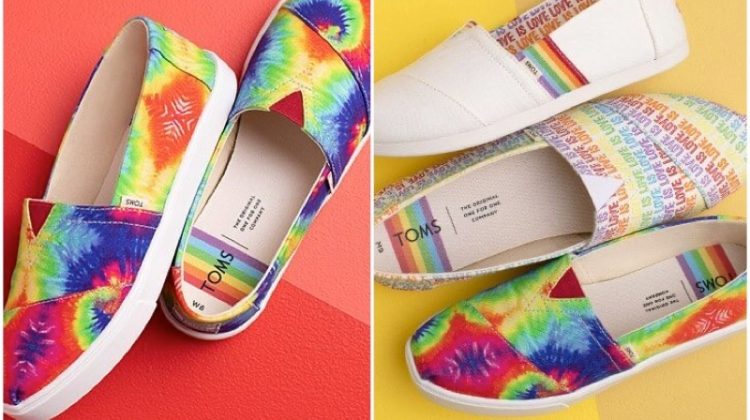Toms UNITY Pride shoes collection.