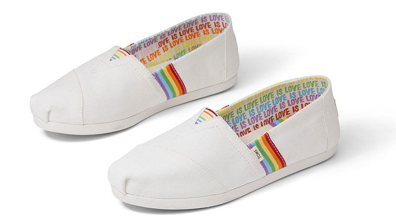 Toms UNITY Rainbow Stripe Classics $59.95