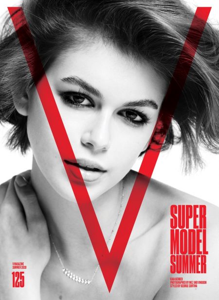 Kaia! Grace! Adut! V Magazine Unveils #125 Cover Models Kaia Gerber on V Magazine #125 Cover. Photo: Inez & Vinoodh