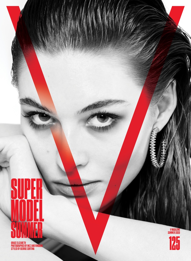 Grace Elizabeth on V Magazine #125 Cover. Photo: Inez & Vinoodh