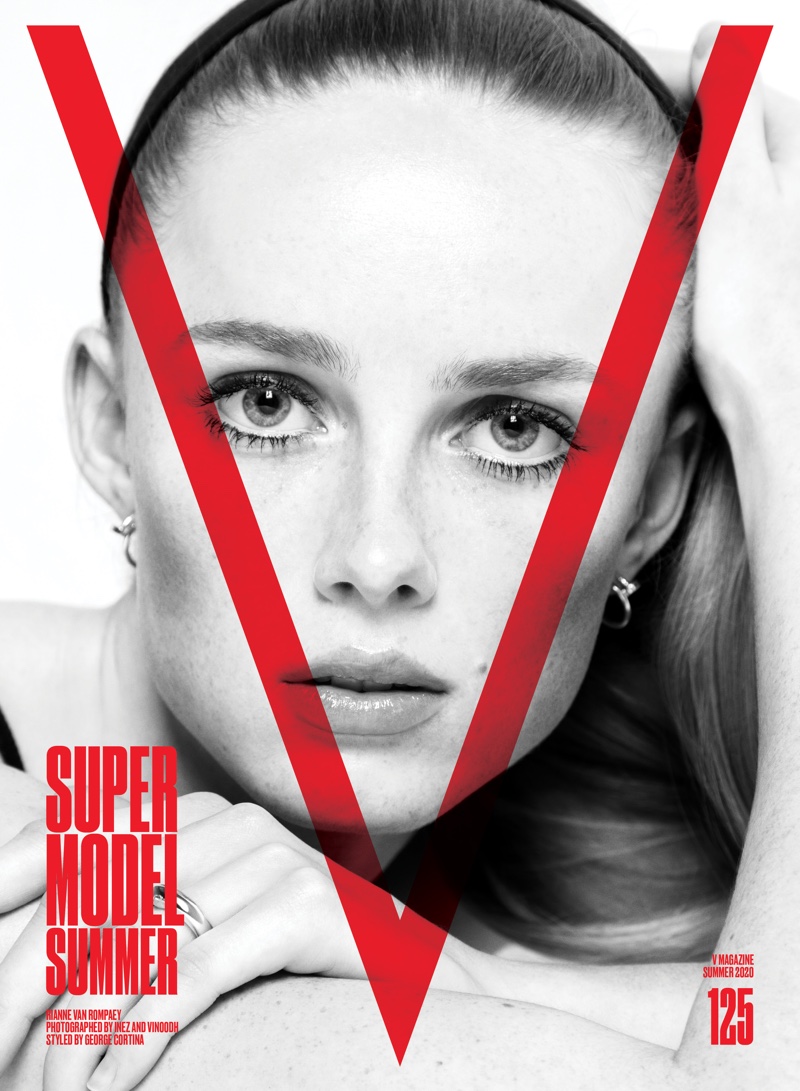 Rianne van Rompaey on V Magazine #125 Cover. Photo: Inez & Vinoodh