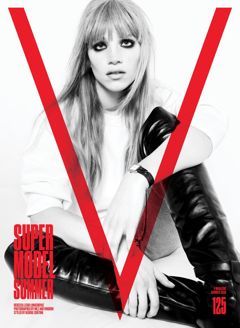 Rebecca Leigh Longendyke on V Magazine #125 Cover. Photo: Inez & Vinoodh