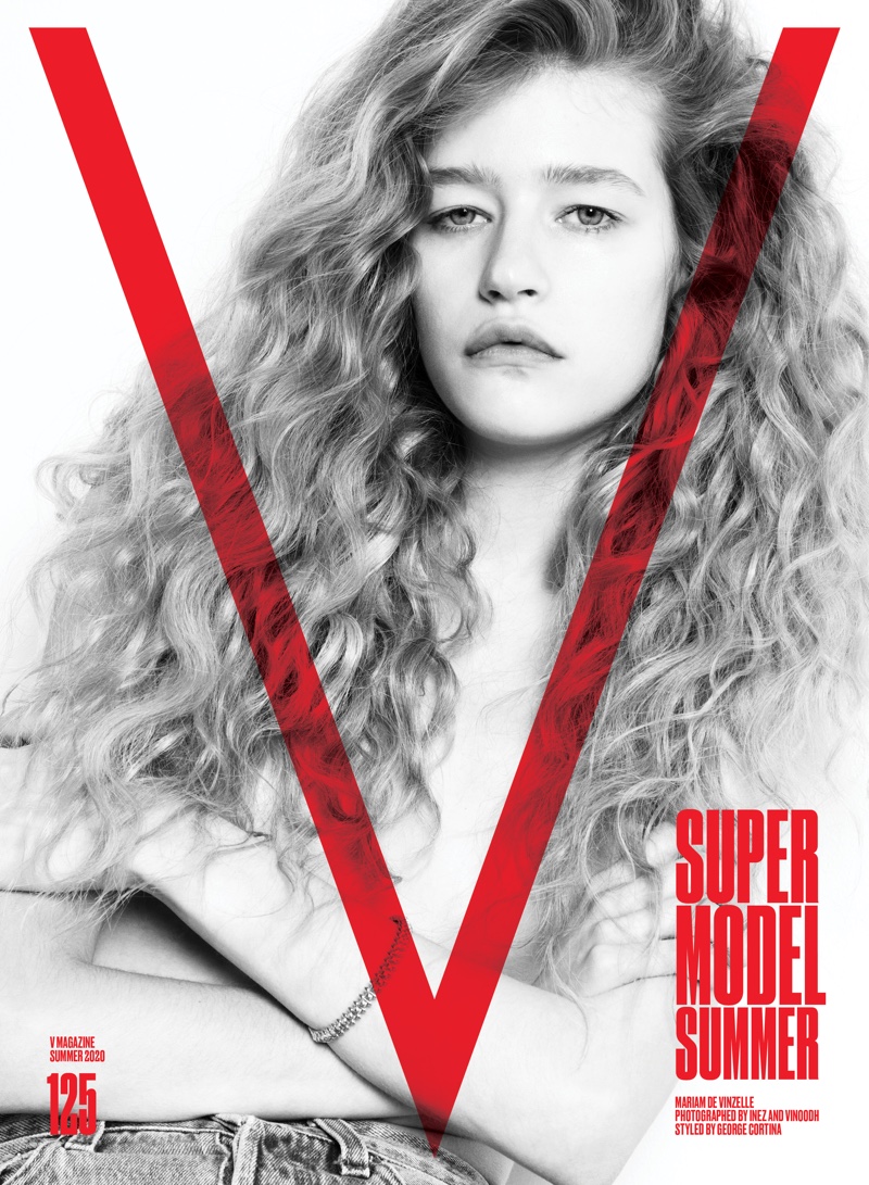 Mariam de Vinzelle on V Magazine #125 Cover. Photo: Inez & Vinoodh