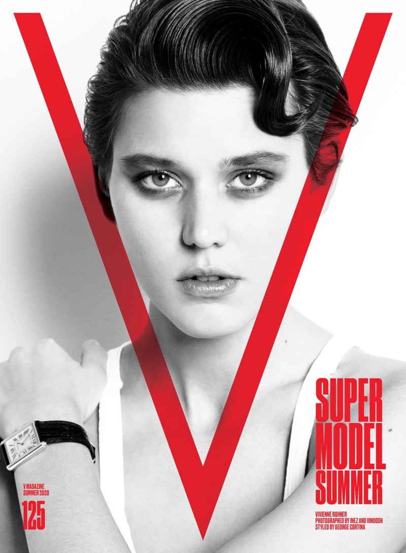 Vivenne Rohner on V Magazine #125 Cover. Photo: Inez & Vinoodh