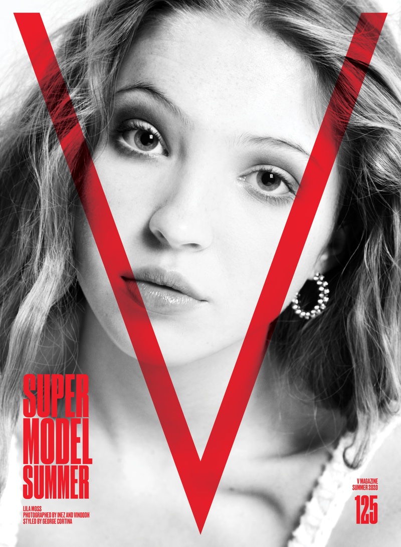Lila Moss on V Magazine #125 Cover. Photo: Inez & Vinoodh