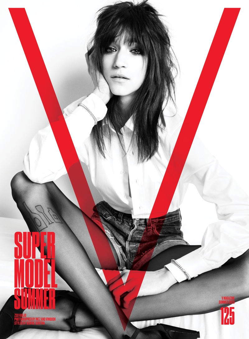 Zso Varju on V Magazine #125 Cover. Photo: Inez & Vinoodh