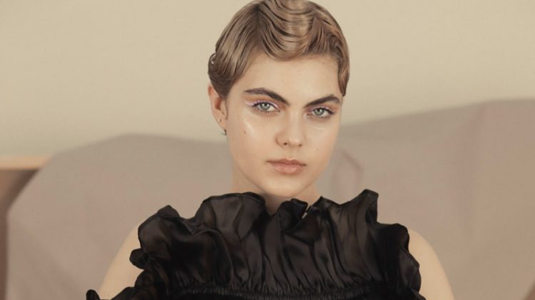 Alisa Rajewskaja Models Avant Garde Looks in Marie Claire Ukraine