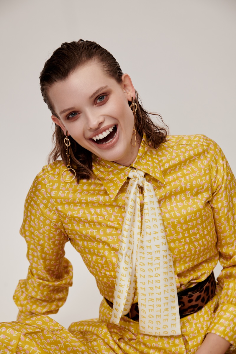 Anastasia Sopova Poses in Retro Styles for Glamour Hungary