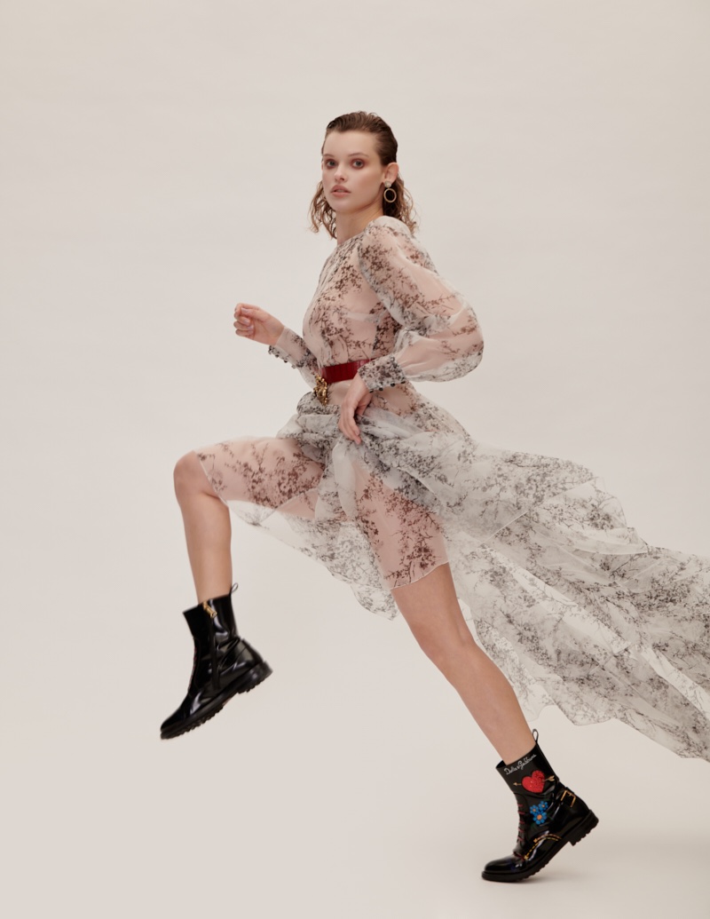 Anastasia Sopova Poses in Retro Styles for Glamour Hungary