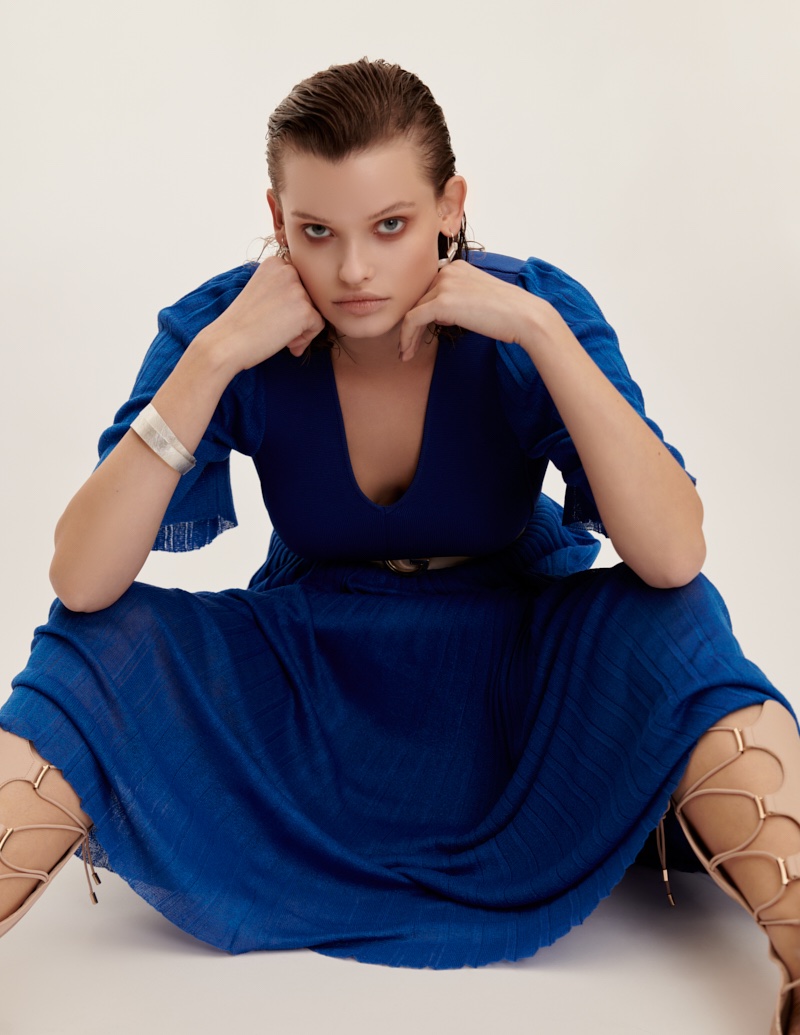 Anastasia Sopova Poses in Retro Styles for Glamour Hungary