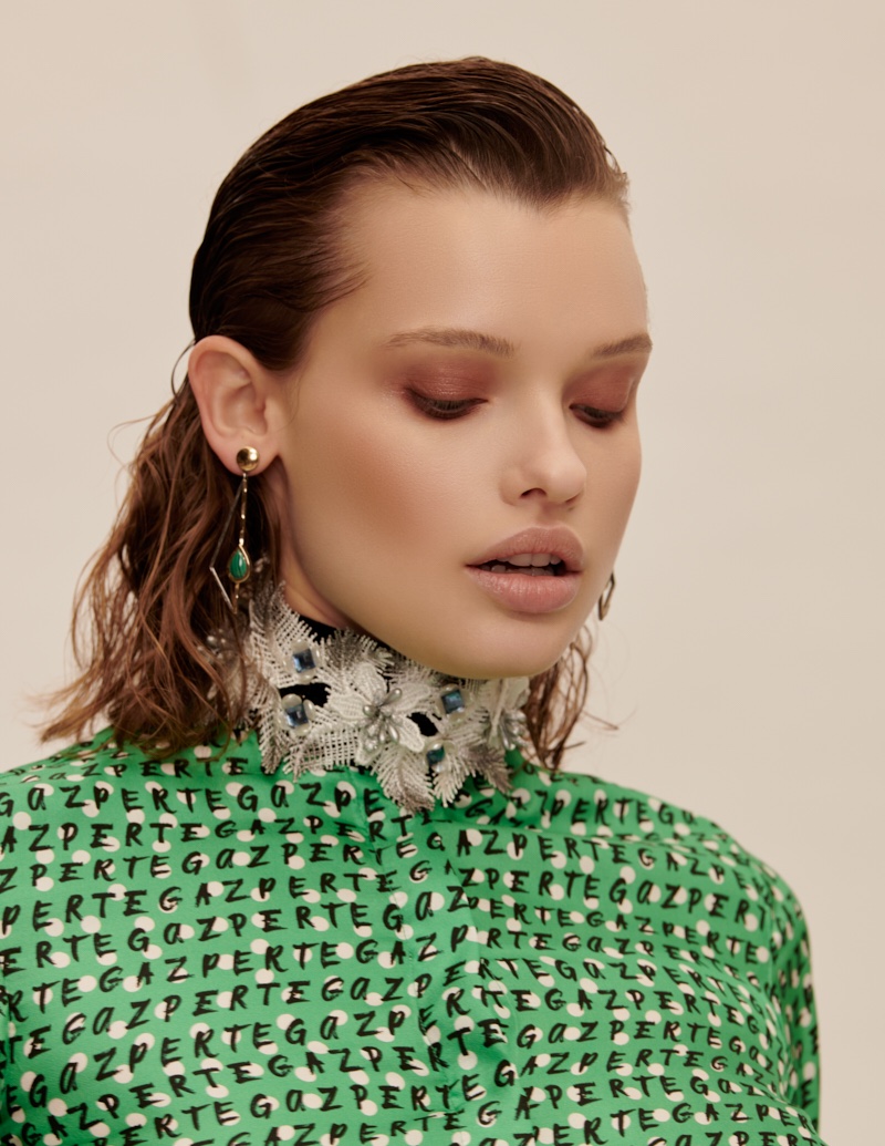 Anastasia Sopova Poses in Retro Styles for Glamour Hungary