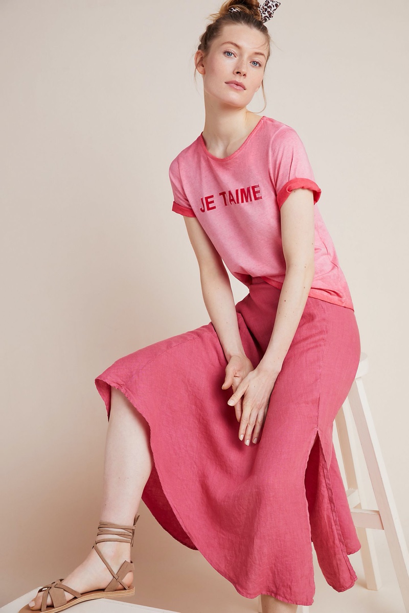 Anthropologie Je T'aime Graphic Tee $58