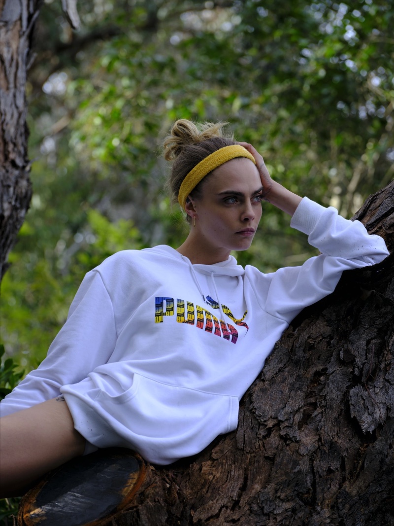 Supermodel Cara Delevingne fronts From PUMA With Love Pride campaign.