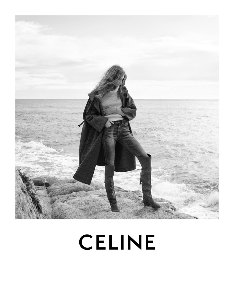 Anna Francesca stars in Celine fall-winter 2020 campaign.