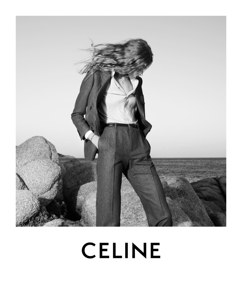 An image from Celine's fall-winter 2020 advertising campaign shot in Saint-Tropez.