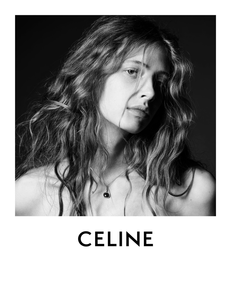 Anna Francesca is the face of Celine's fall-winter 2020 campaign.