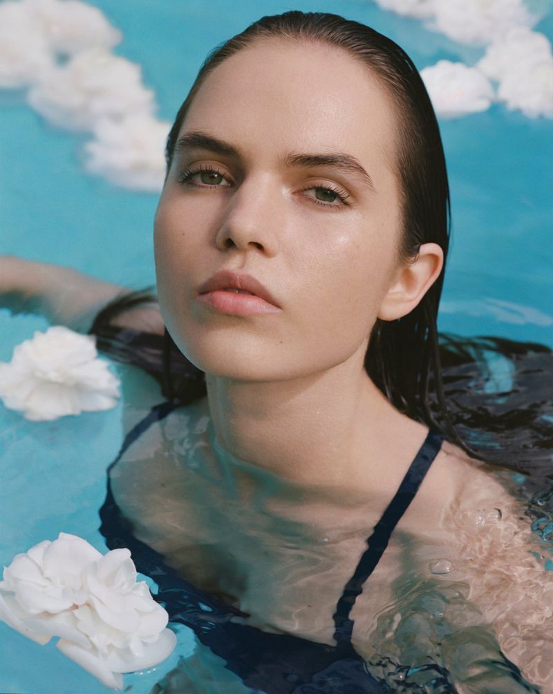 Lily Stewart fronts Chanel Hydra Beauty 2020 campaign.