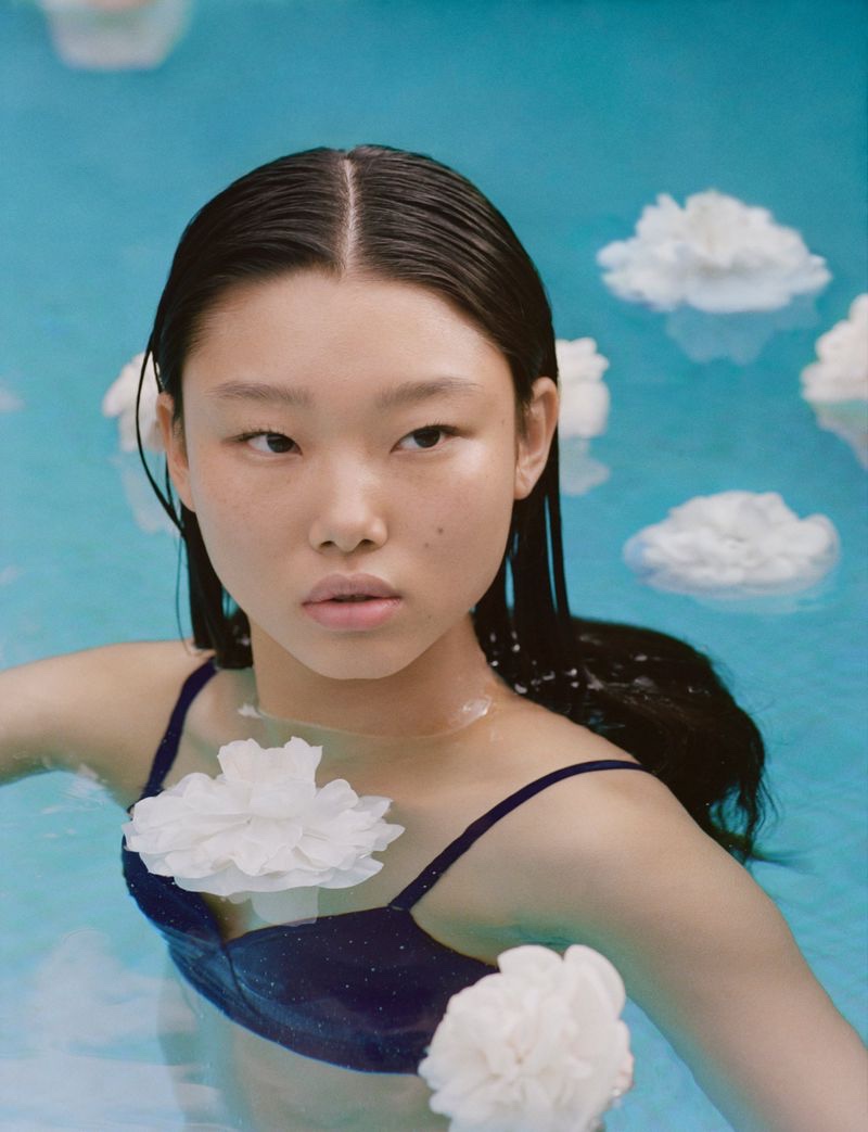 Model Yoon Young Bae appears in Chanel Hydra Beauty 2020 campaign.