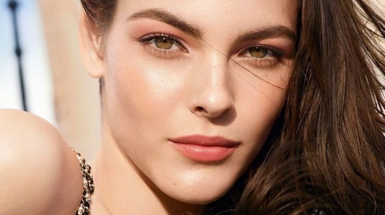 Vittoria Ceretti stars in Chanel Les Beiges Summer of Glow 2020 campaign.