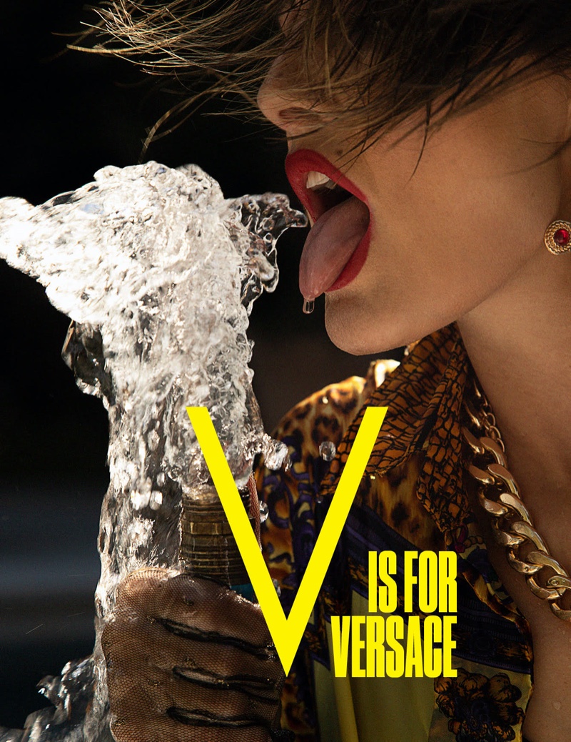 Daniella Midenge Rocks Versace for V Magazine